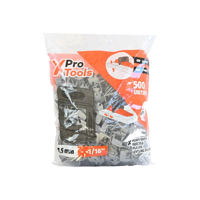 XPRO Leveling Clips 1/16", Bag 500 pcs