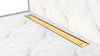 EVOLUX LINEAR DRAIN & STRAINER GOLD - Your Builders World Inc.