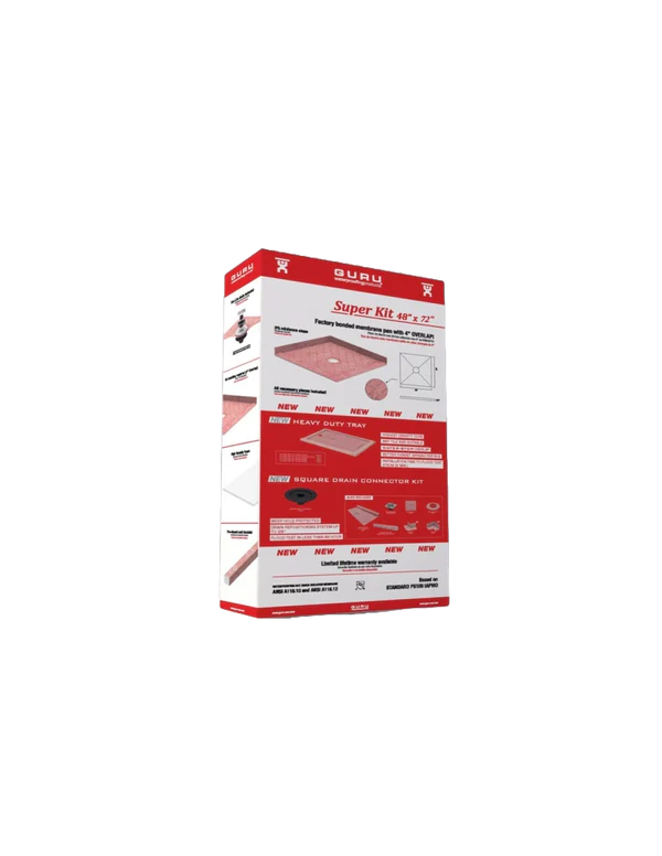 GURU SUPERKIT SQUARE 48" X 72" CENTER ABS - Your Builders World Inc.